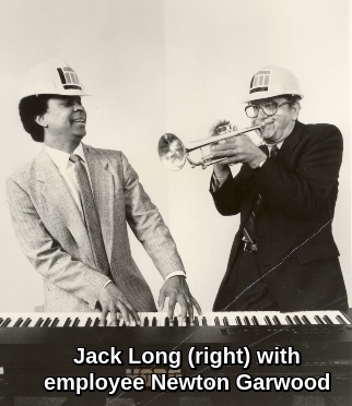 longtime employee newton garwood with jack long